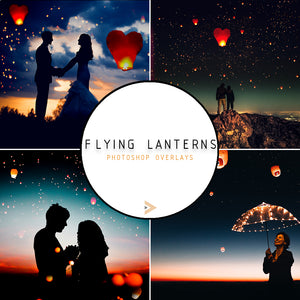 Flying Lanterns - Overlays